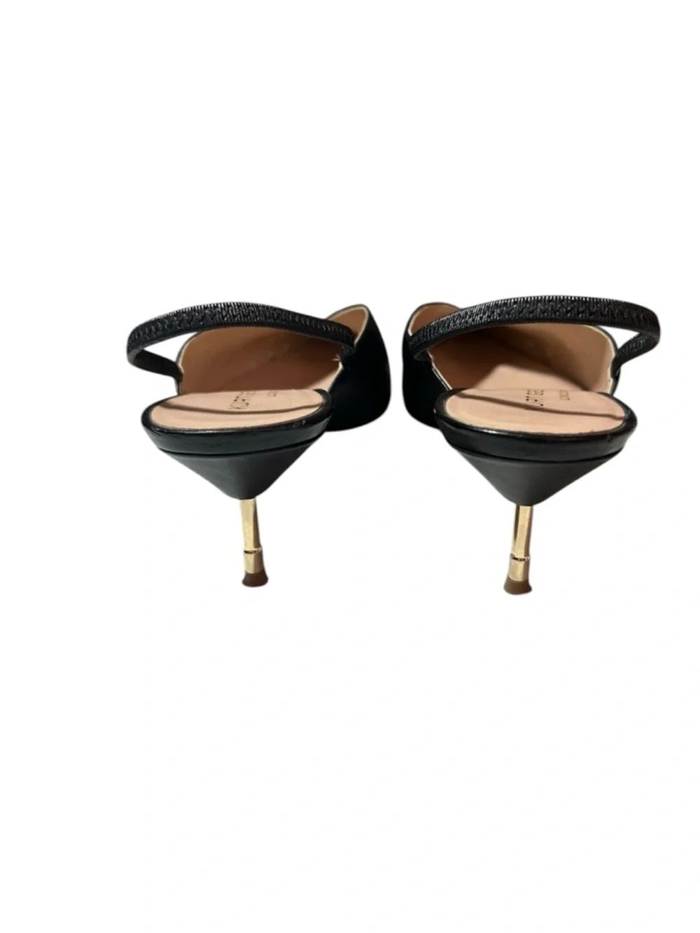 Kurt Geiger London Battersea Pointed-Toe Slingback Kitten Heels size 6/6.5